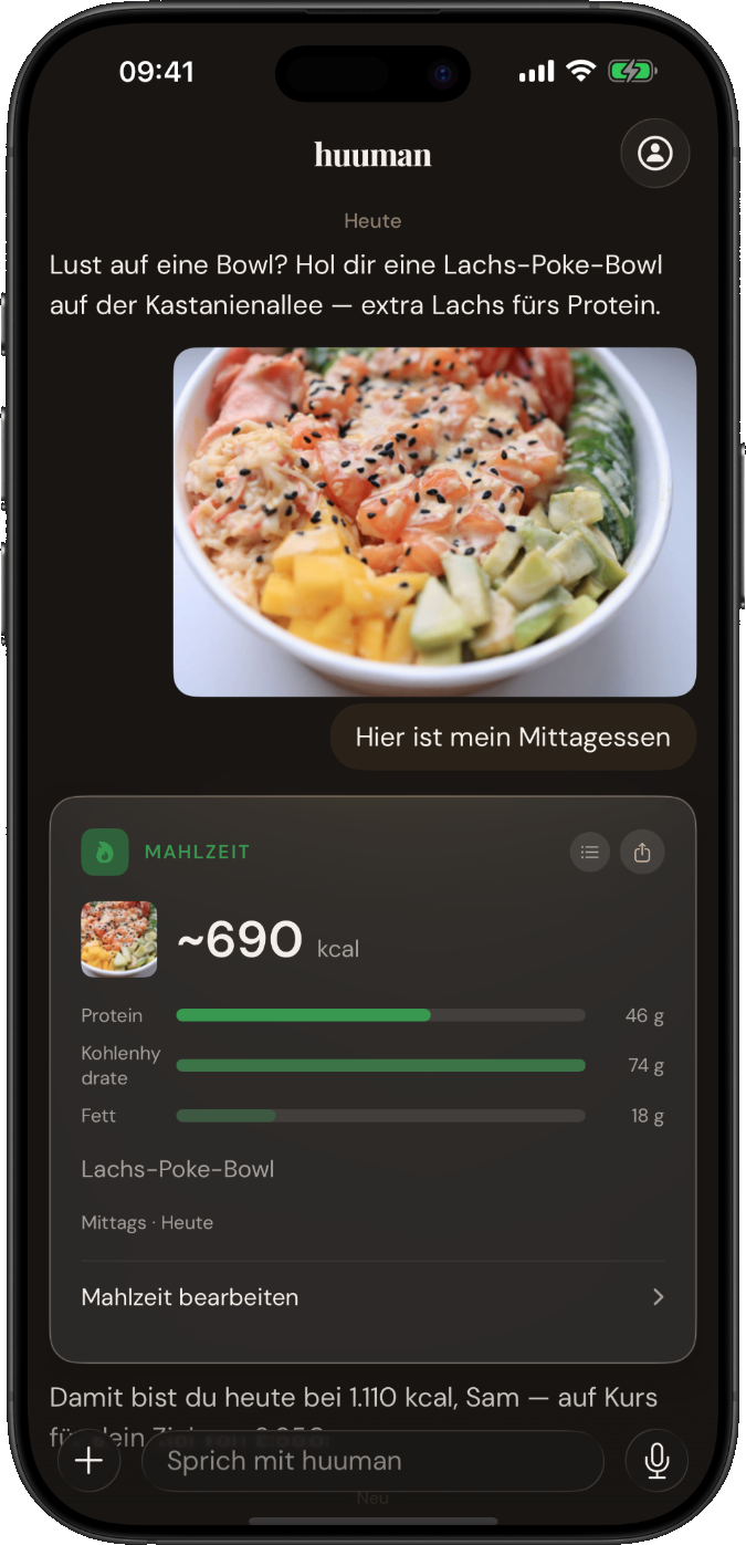 Ernährungskarte