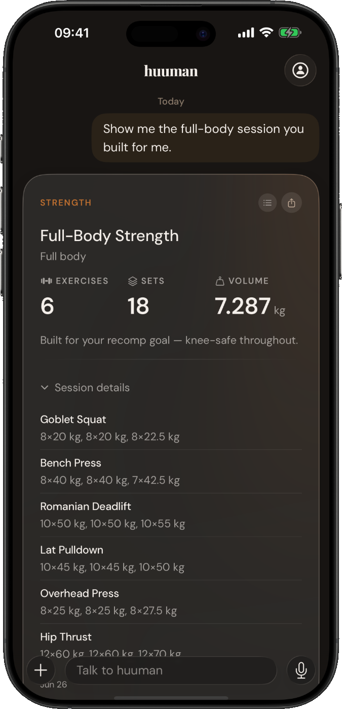 Strength workout