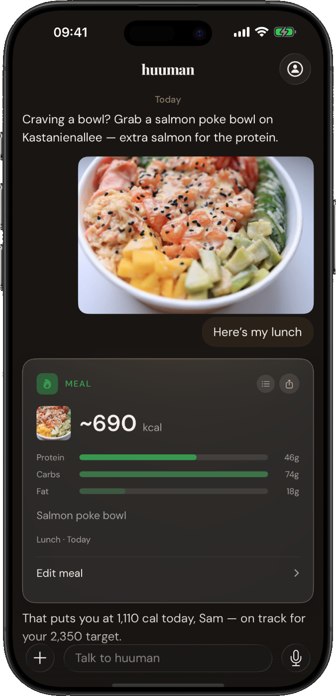 Nutrition card