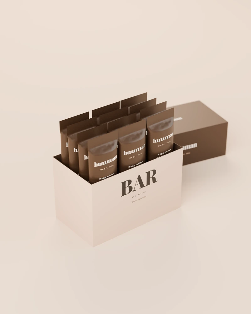 The BAR box open, twelve bars standing in rows.